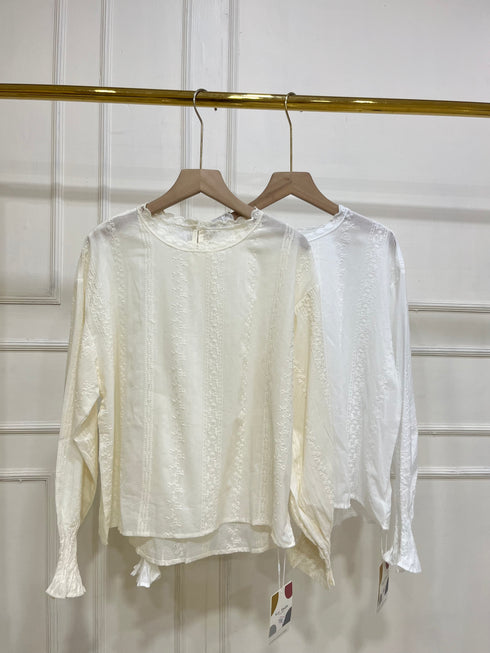 Summer Comfy Embroidered Cotton Tops
